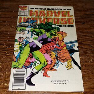 Official Handbook of Marvel Universe Deluxe #11 Richard Rider to Sidewinder